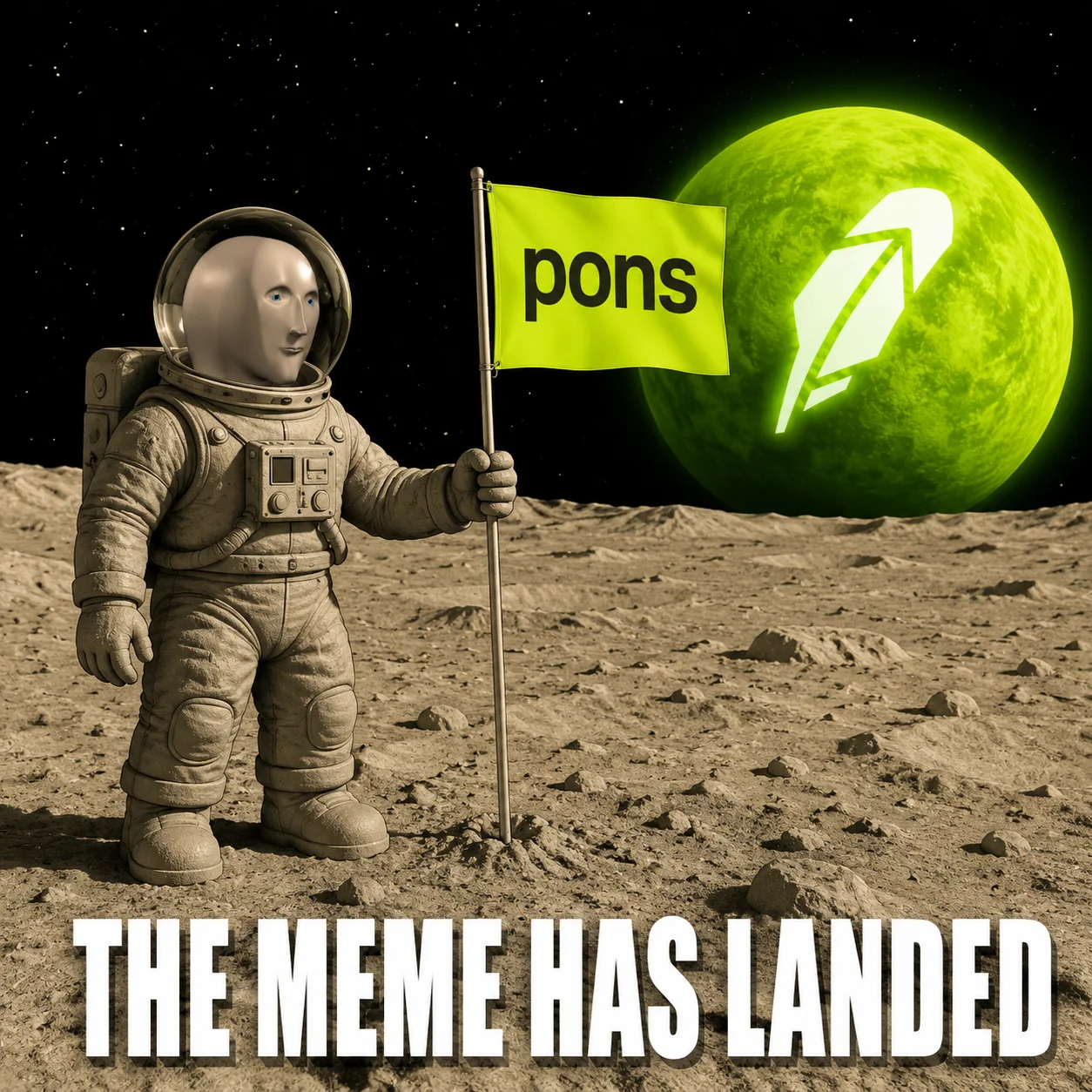 Meme Man meme: THE MEME HAS LANDED